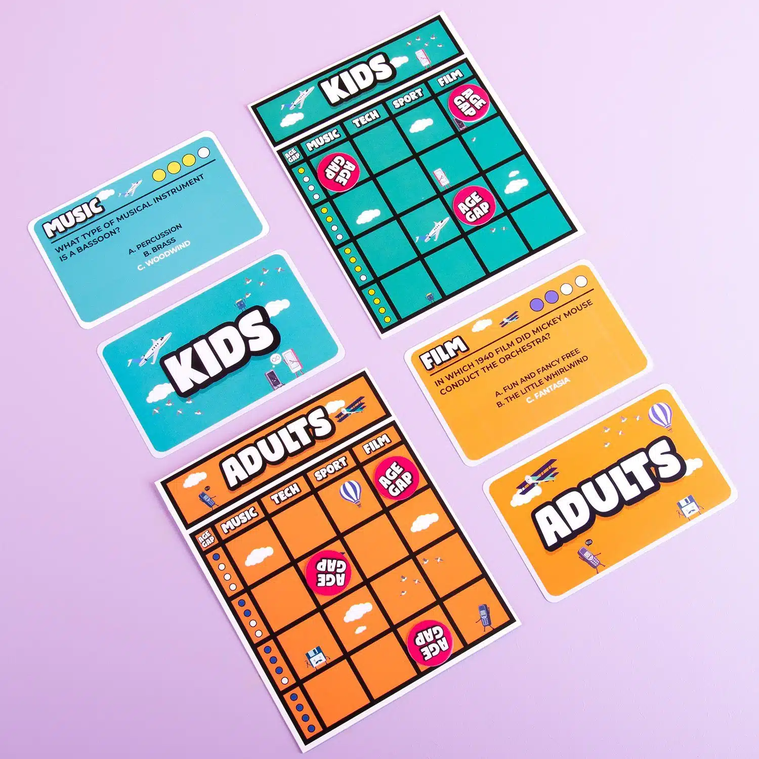 Age Gap Trivia Spiel