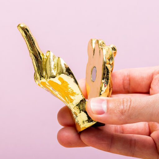 Mittelfinger Fotohalter