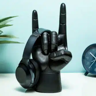 Kopfhörerhalter Rock On - Schwarz