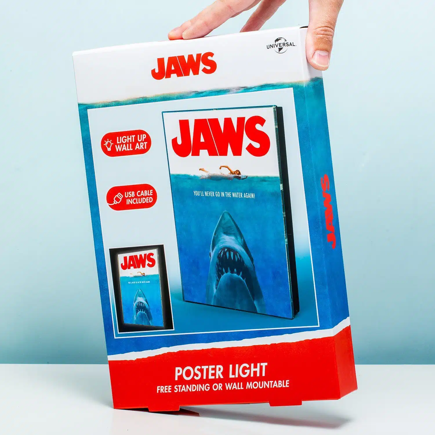 Jaws Filmposter Lampe