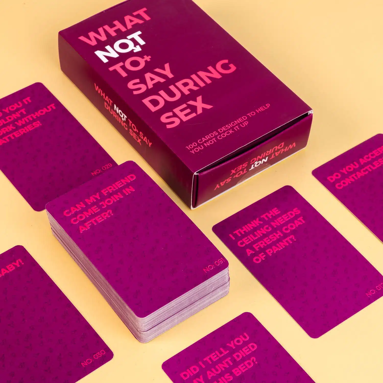 Was man beim Sex nicht sagen sollte Karten