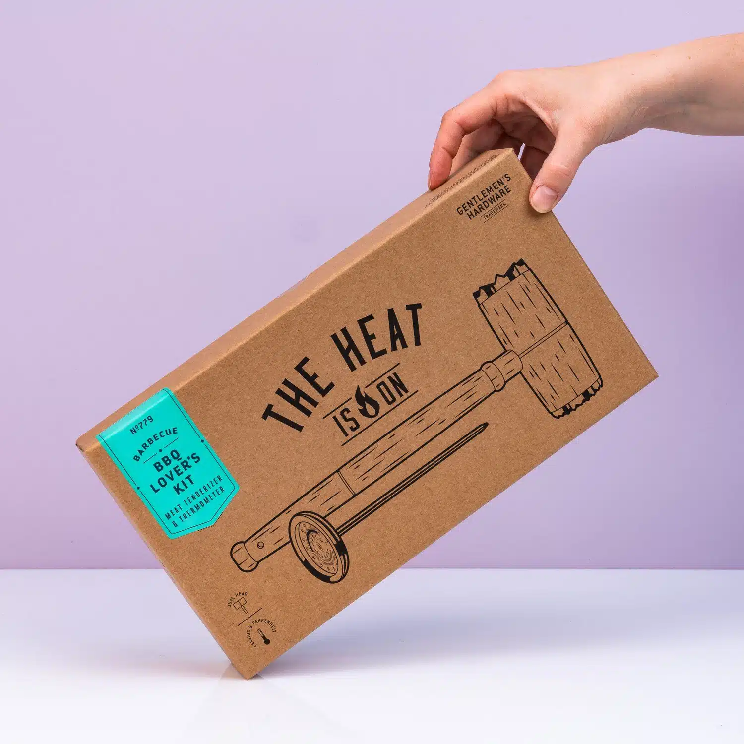 BBQ Hammer und Thermometer