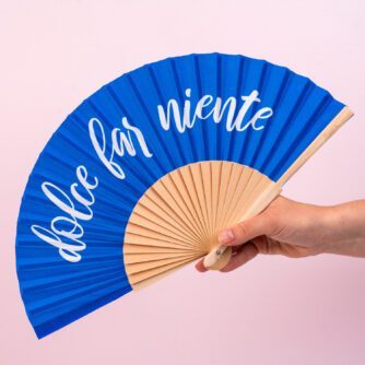 Holzfächer - Dolce Far Niente