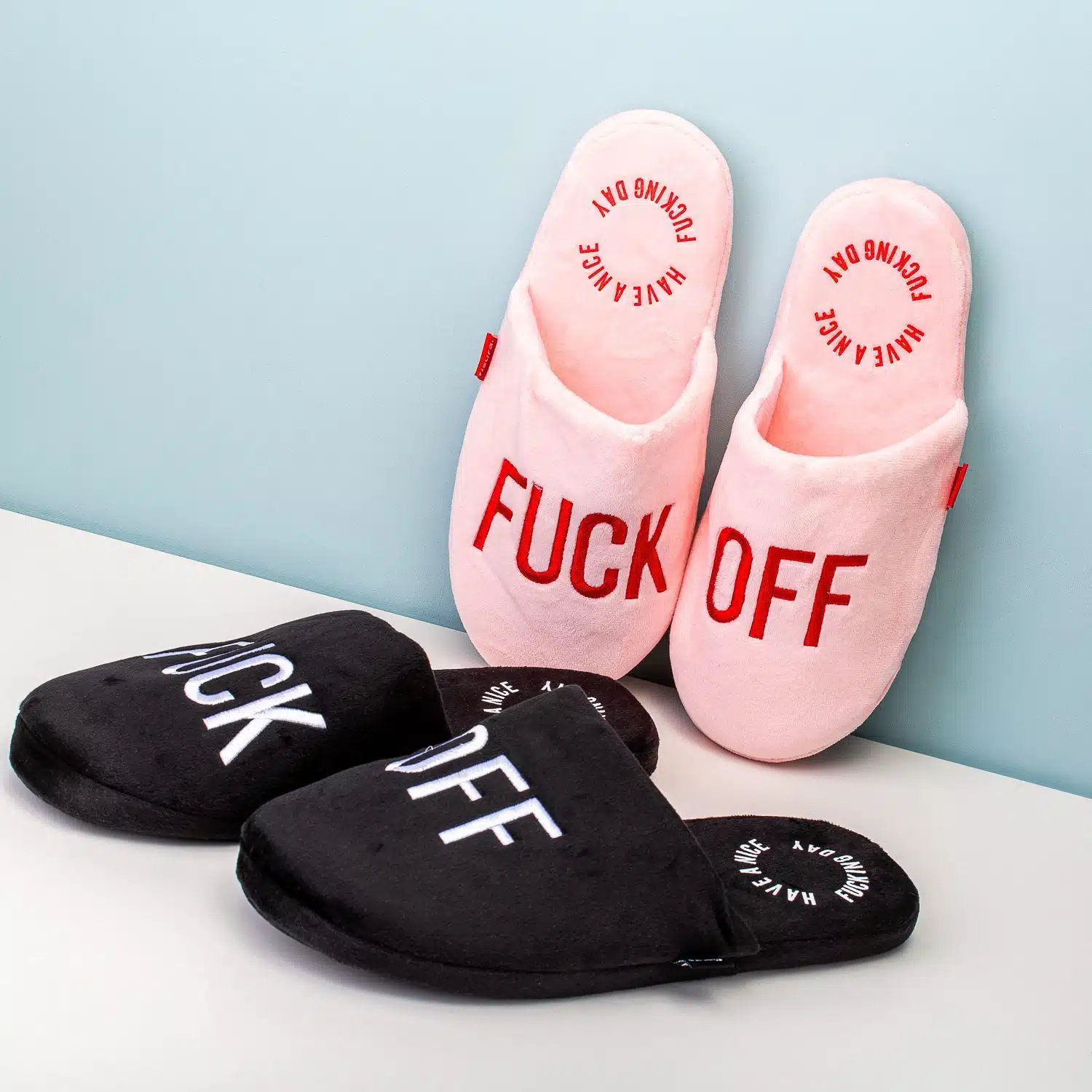 Fuck Off Hausschuhe