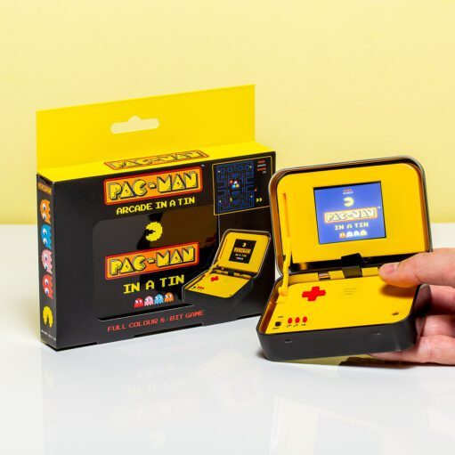 Spielkonsole in einer Dose