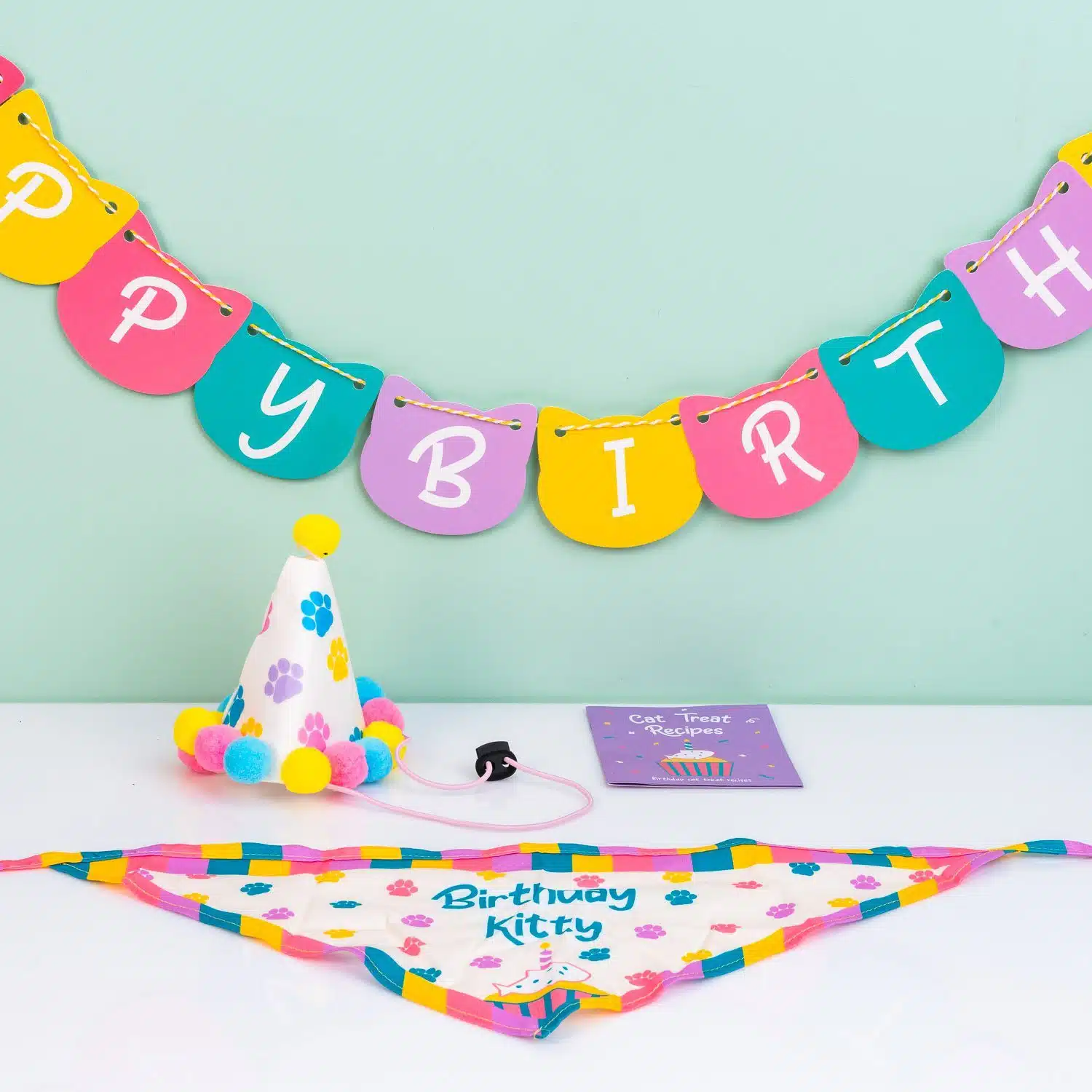 Haustier-Geburtstagsset - Hund, Katze