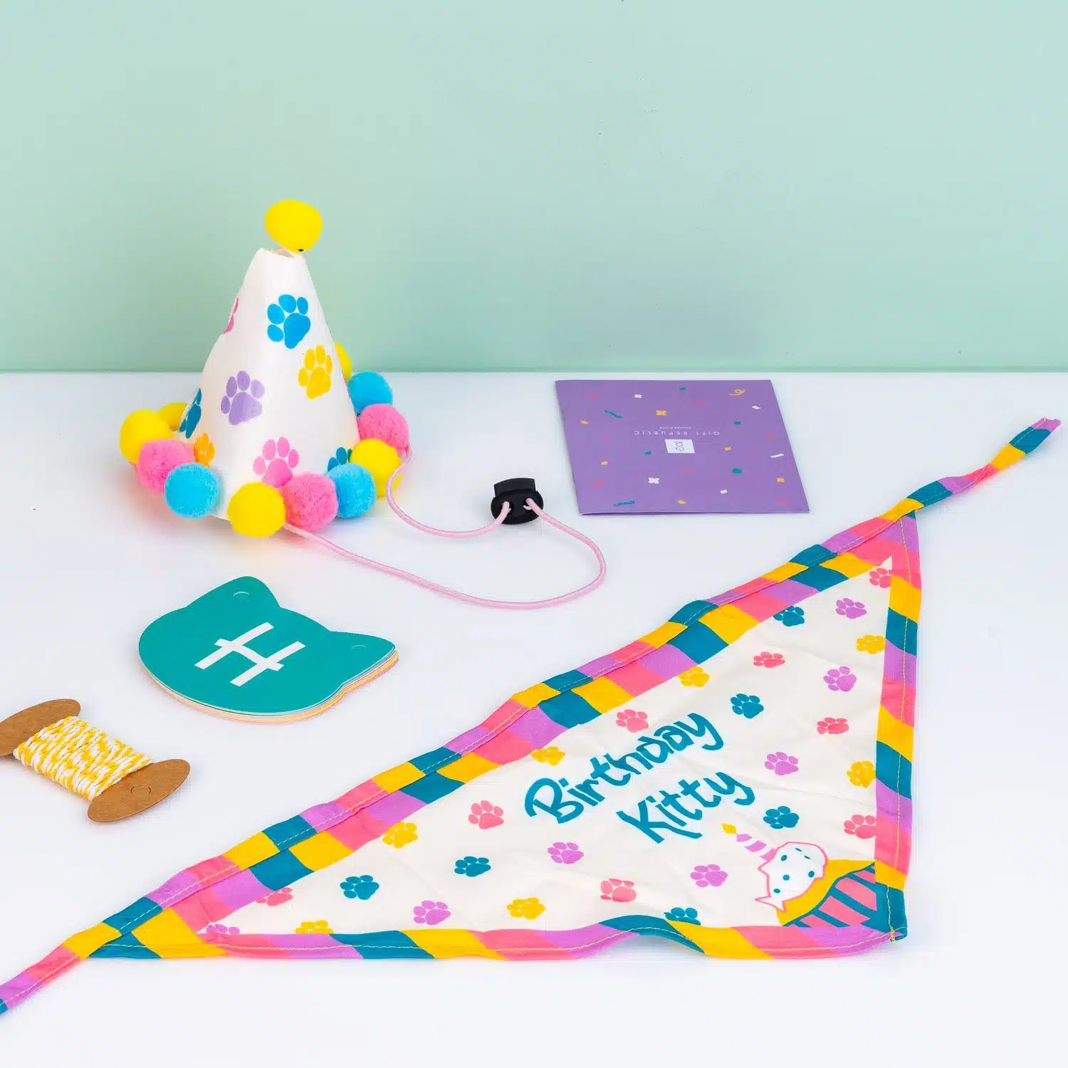 Haustier-Geburtstagsset - Hund, Katze
