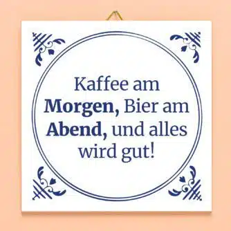 Kachel Kaffee am Morgen