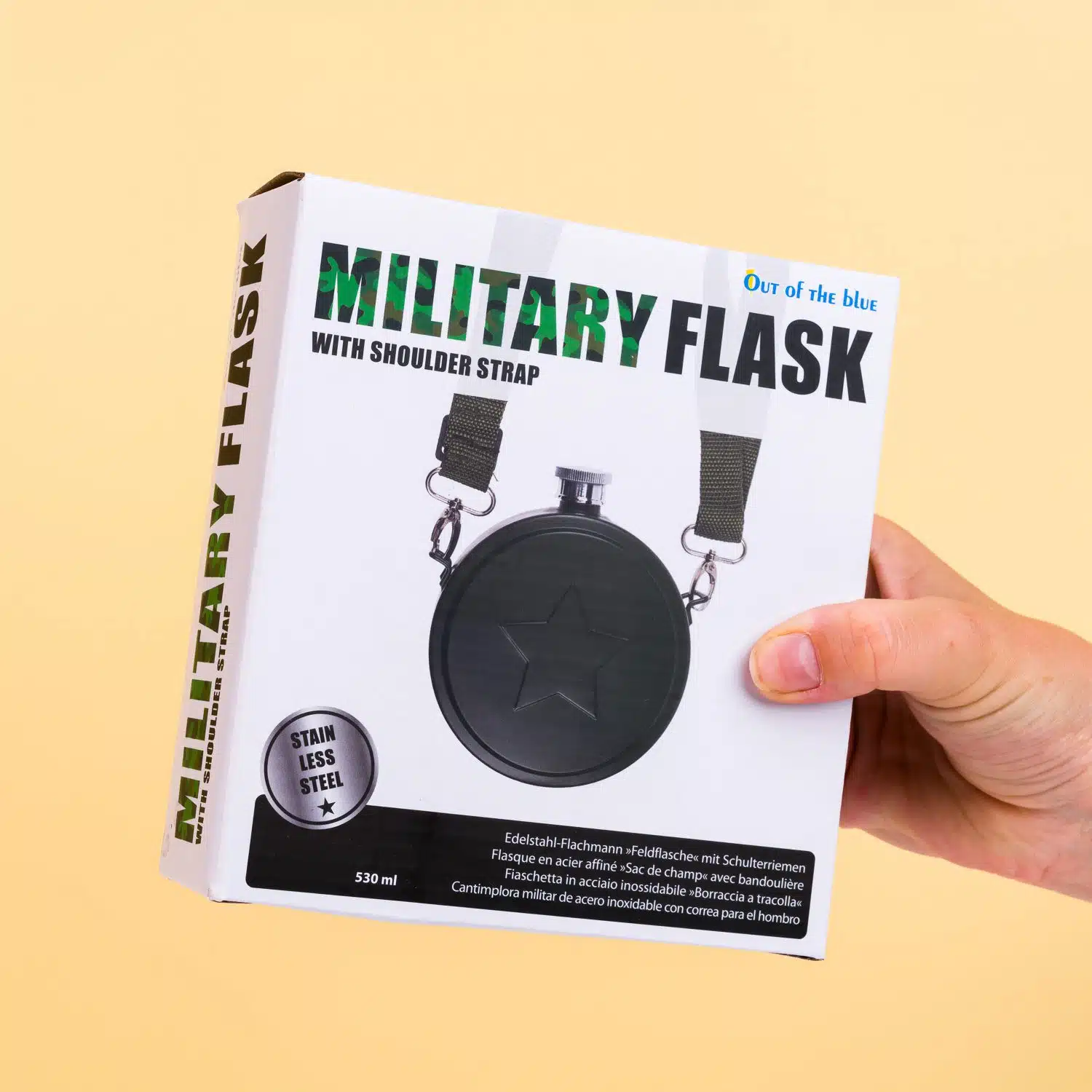 Militärfeldflasche mit Schulterriemen