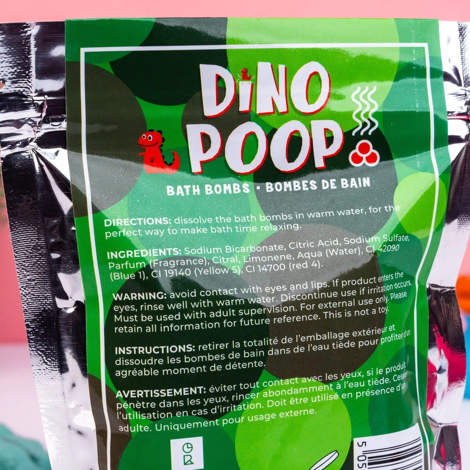 Dino-Kacke Badebomben