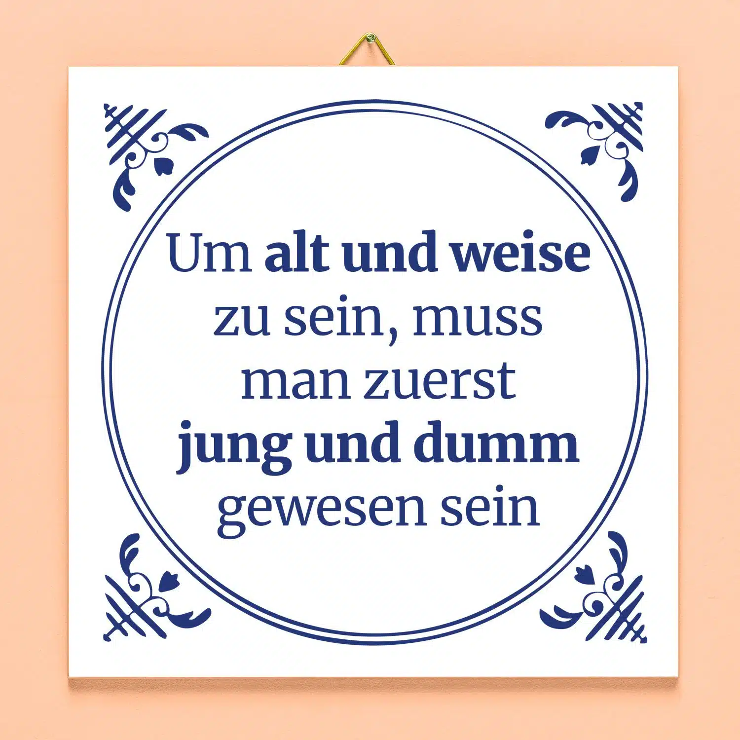 Kachel Jung und dumm