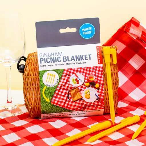Kariertes Picknickdecke