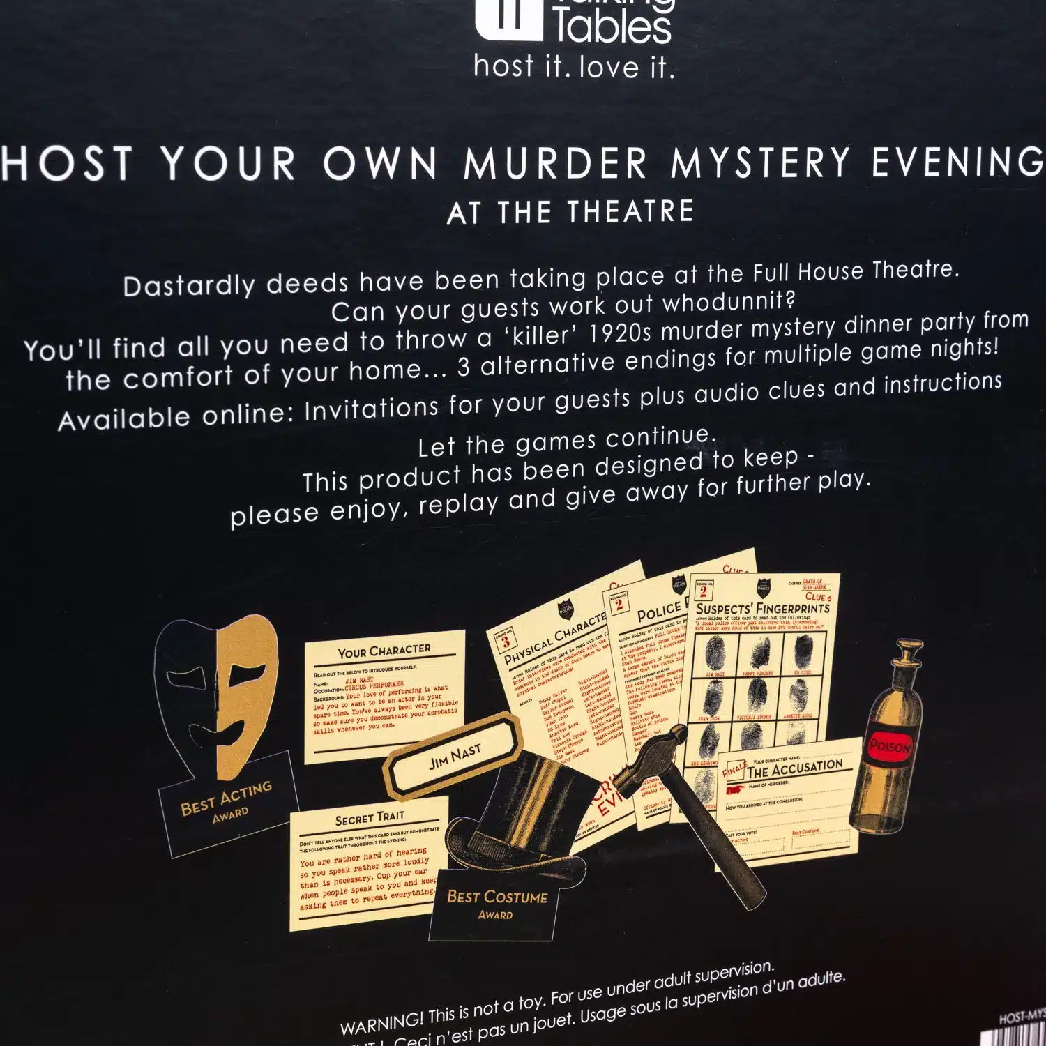 Host Your Own Murder Mystery Spiel