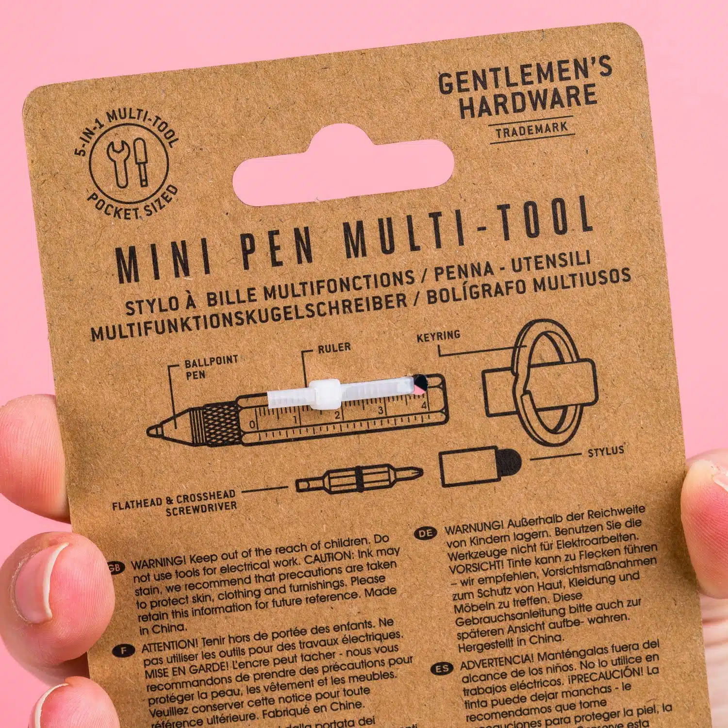 5-in-1 Mini-Multitool Stift