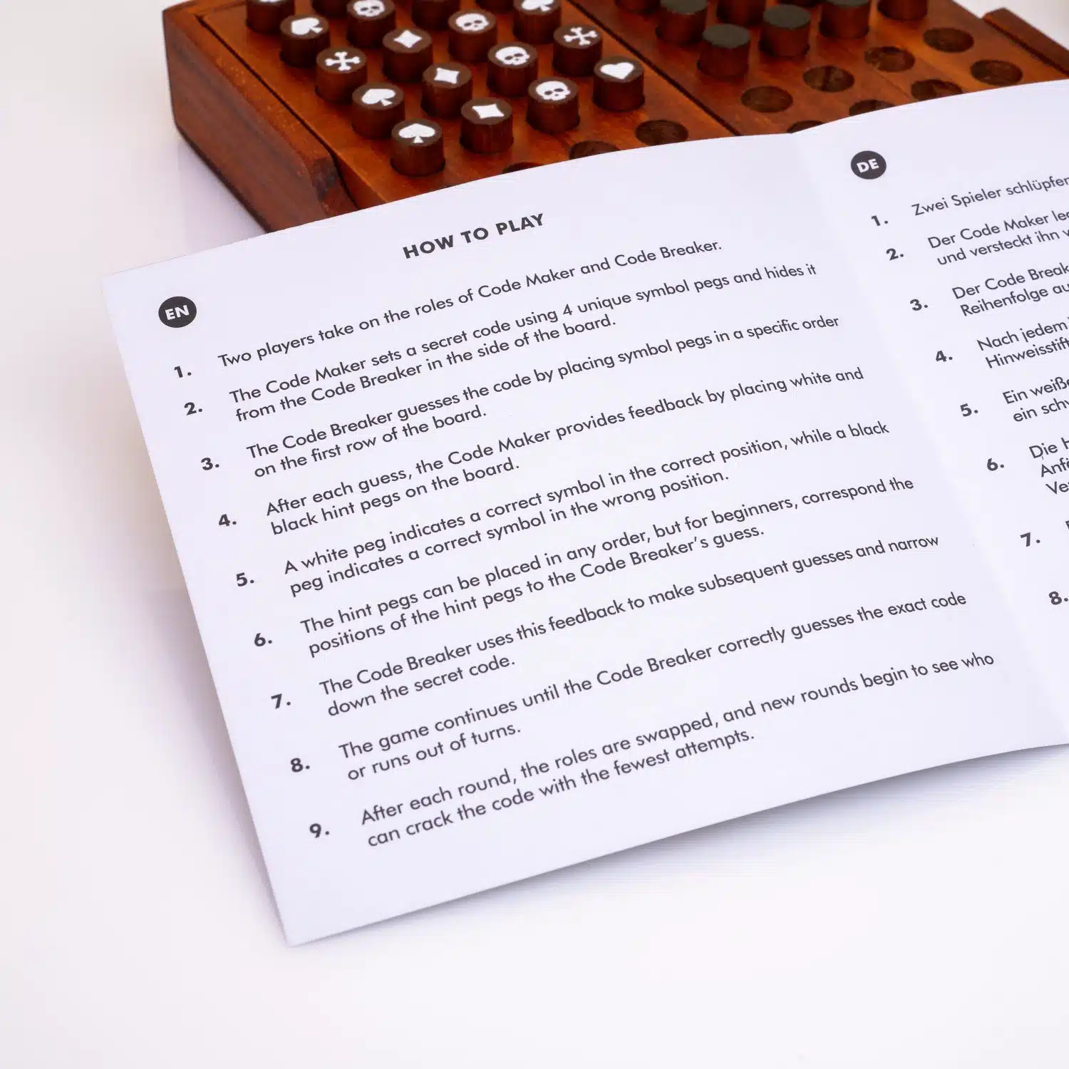 Holz Codebreaker Spiel