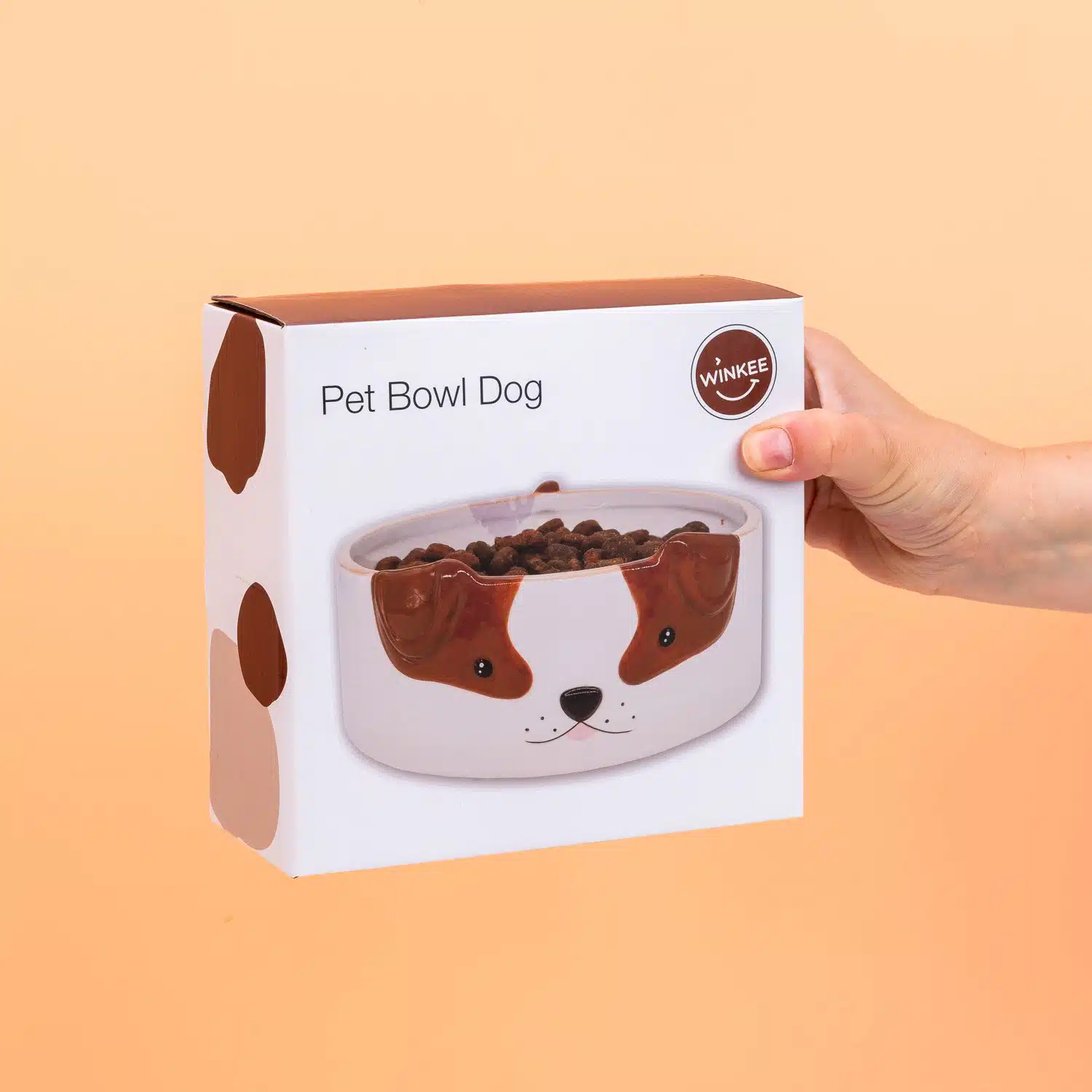 Hunde Futternapf mit Hundegesicht