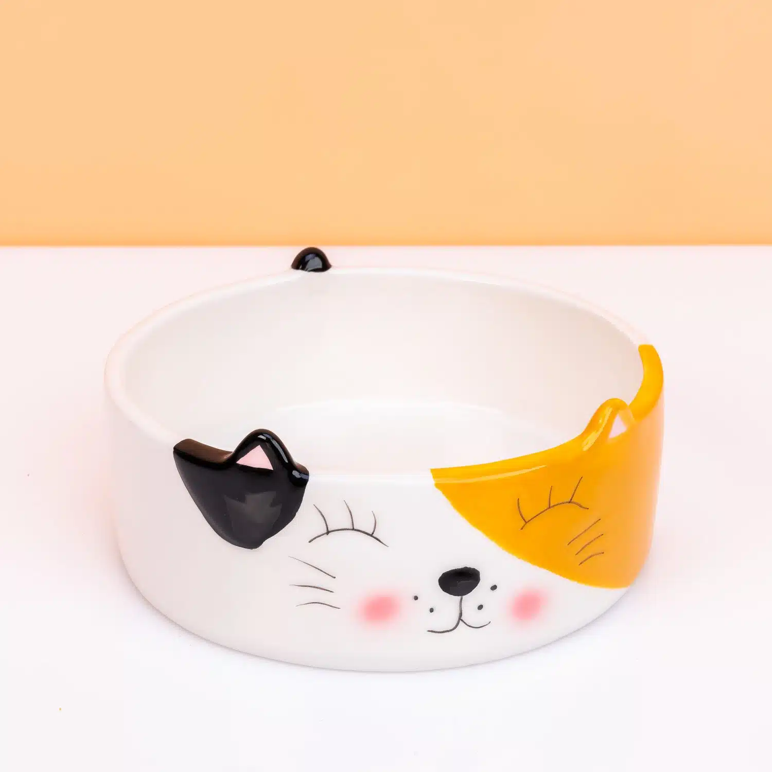 Katzen Futternapf mit Katzengesicht