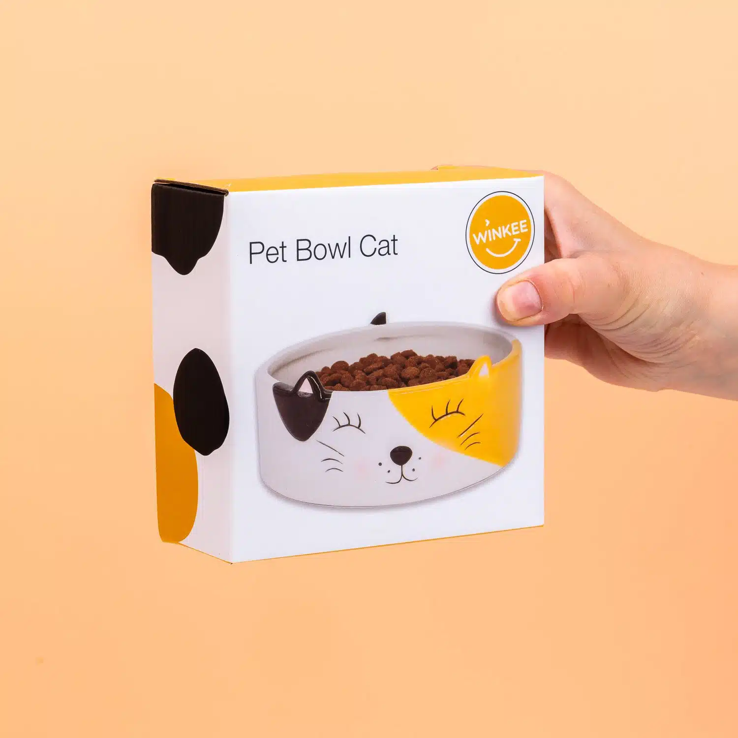 Katzen Futternapf mit Katzengesicht