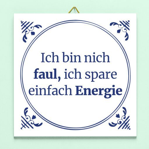Kachel Ich spare Energie