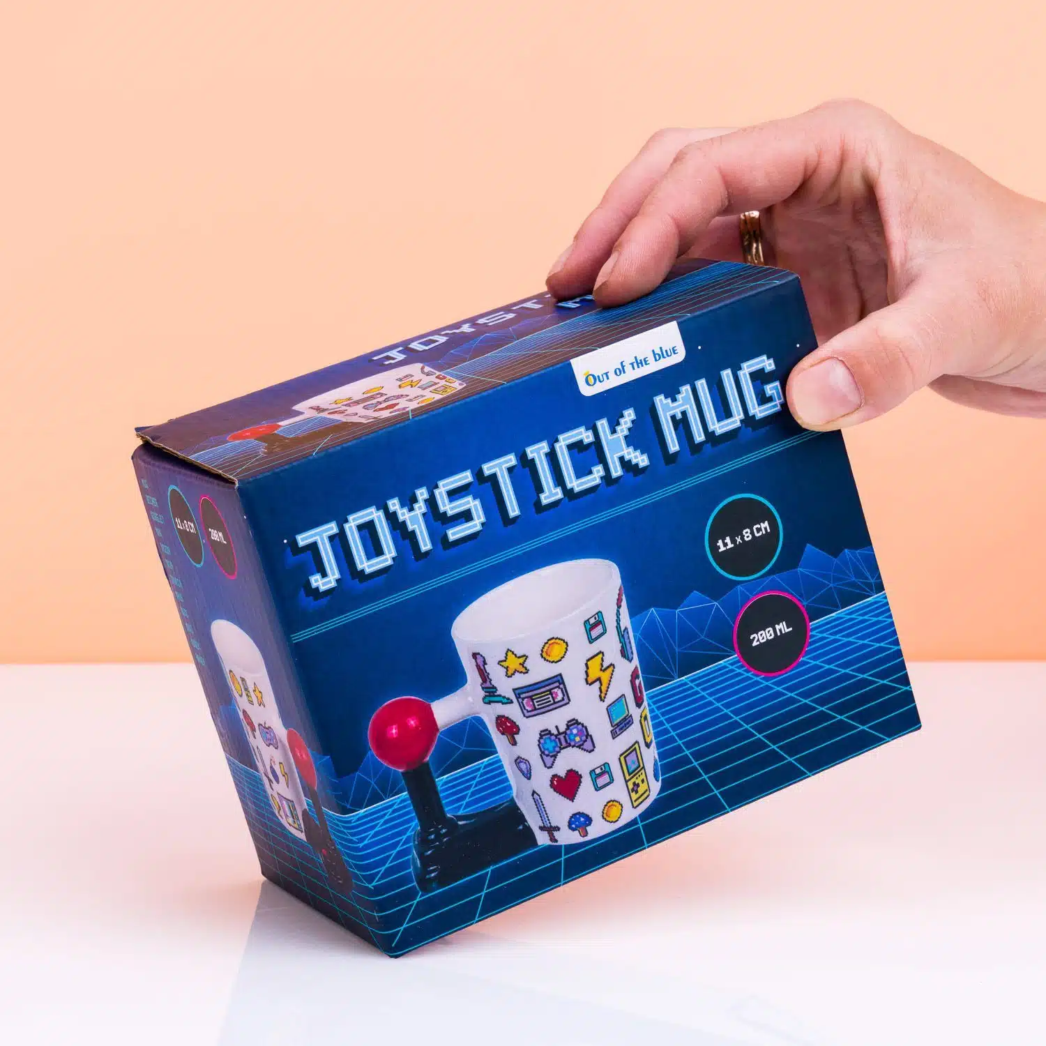 Game Over Tasse mit Joystick Griff