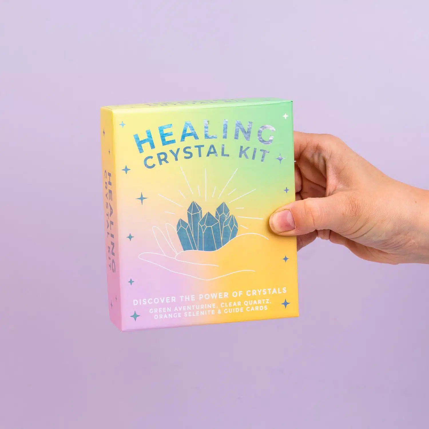 Heilende Kristallset mit drei Steinen