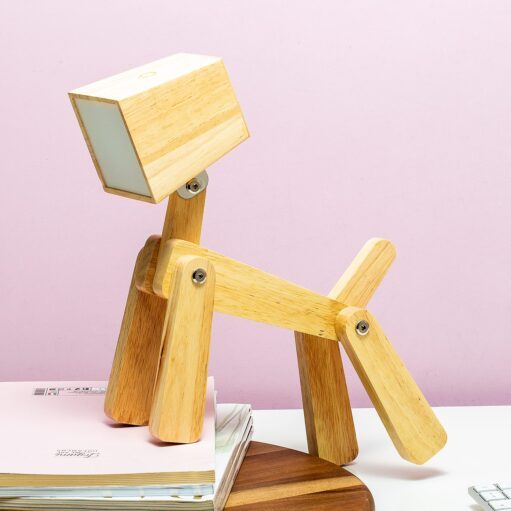 Holz Tischlampe