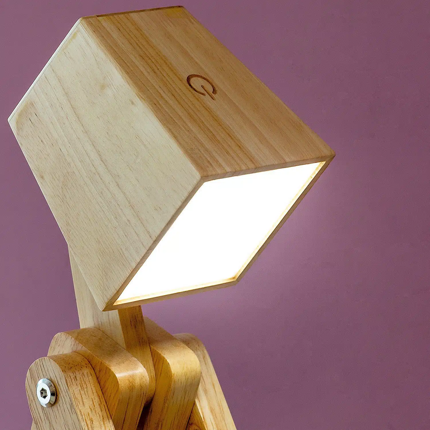 Holz Tischlampe