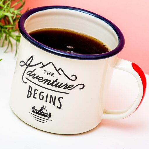 The Adventure Begins Tasse