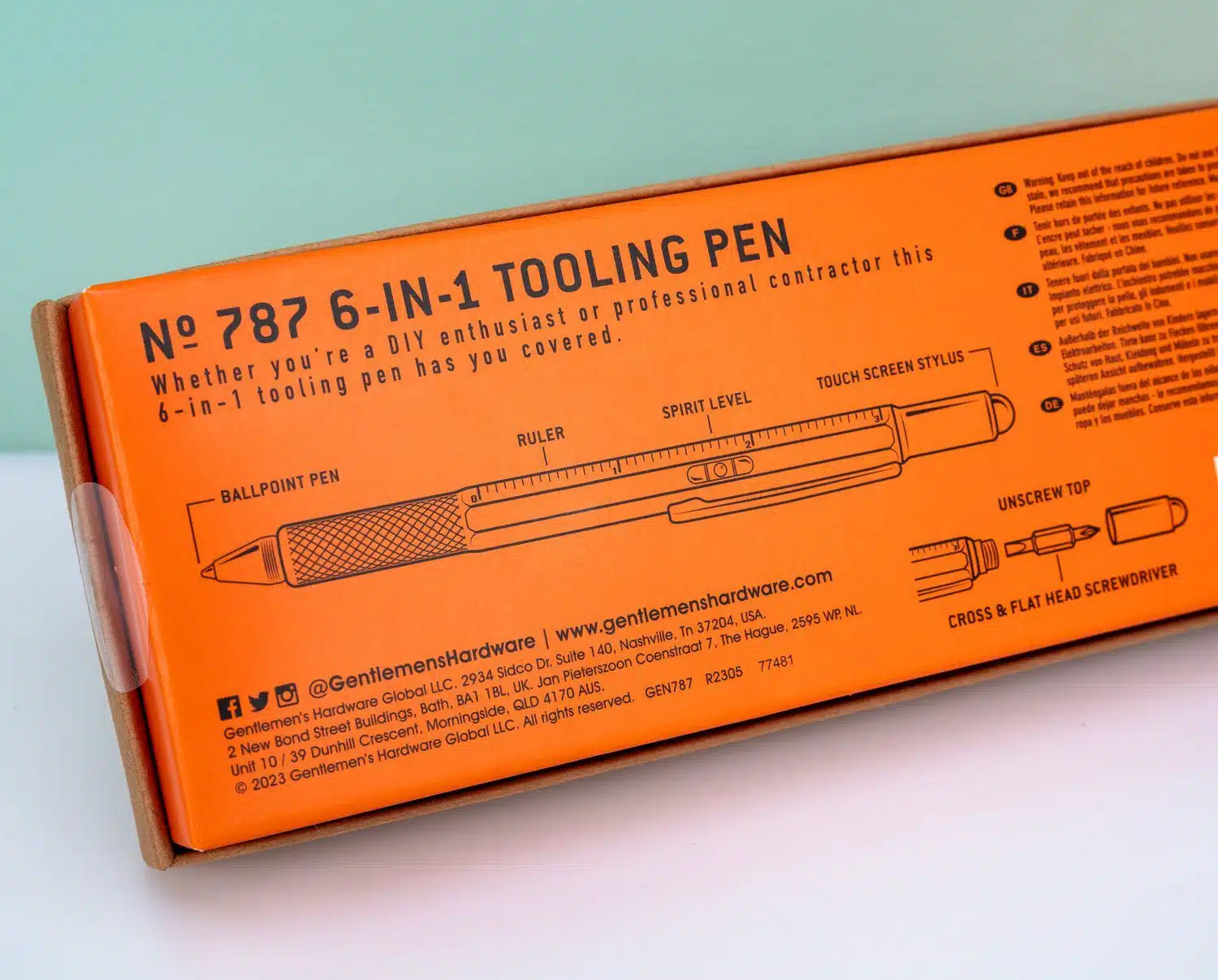 Multitool-Stift mit Stylus