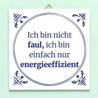 Kachel Ich bin nicht faul