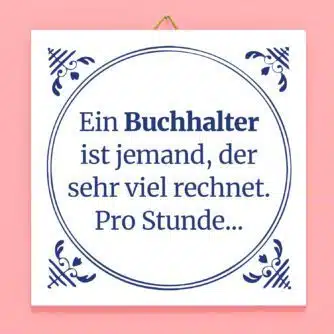 Kachel Ein Buchhalter ist jemand