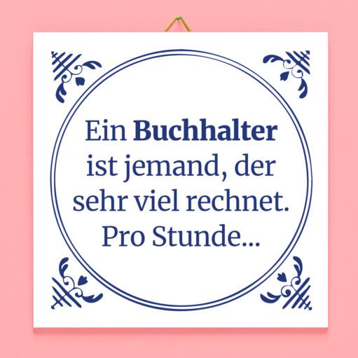 Kachel Ein Buchhalter ist jemand