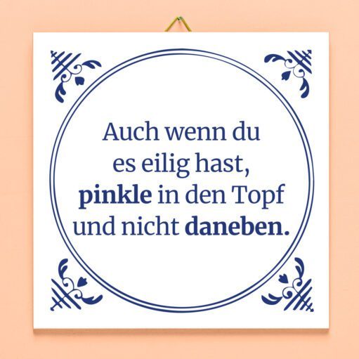 Kachel Auch wenn du es eilig hast