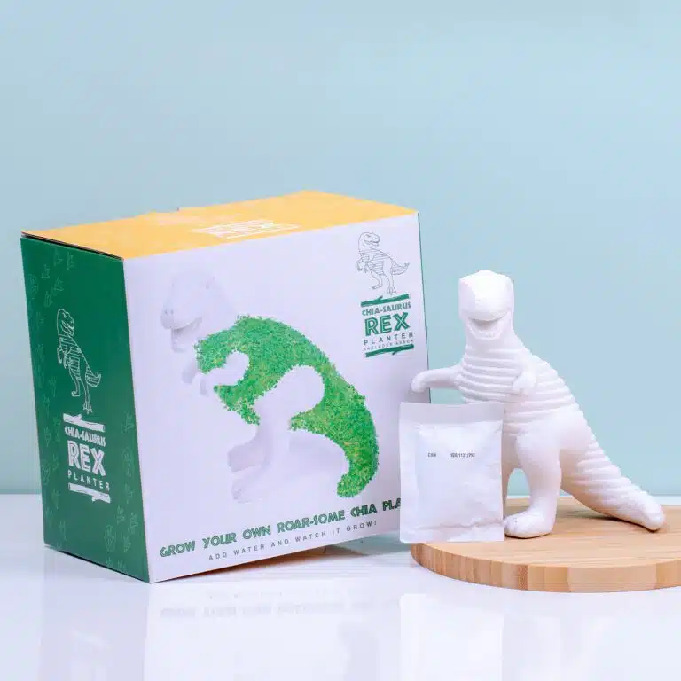 Dino blumentopf mit samen