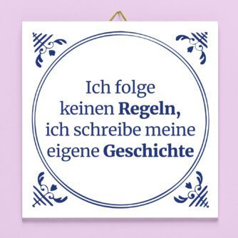 Kachel Ich folge keinen Regeln
