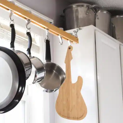 Gitarren-Schneidebrett aus Bambus