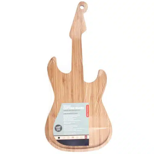 Gitarren-Schneidebrett aus Bambus