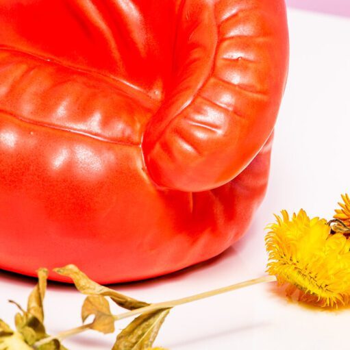 Boxhandschuh Vase