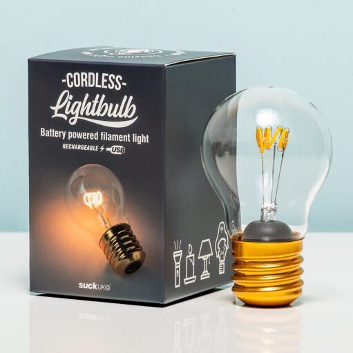 Wiederaufladbare LED-Filamentlampe