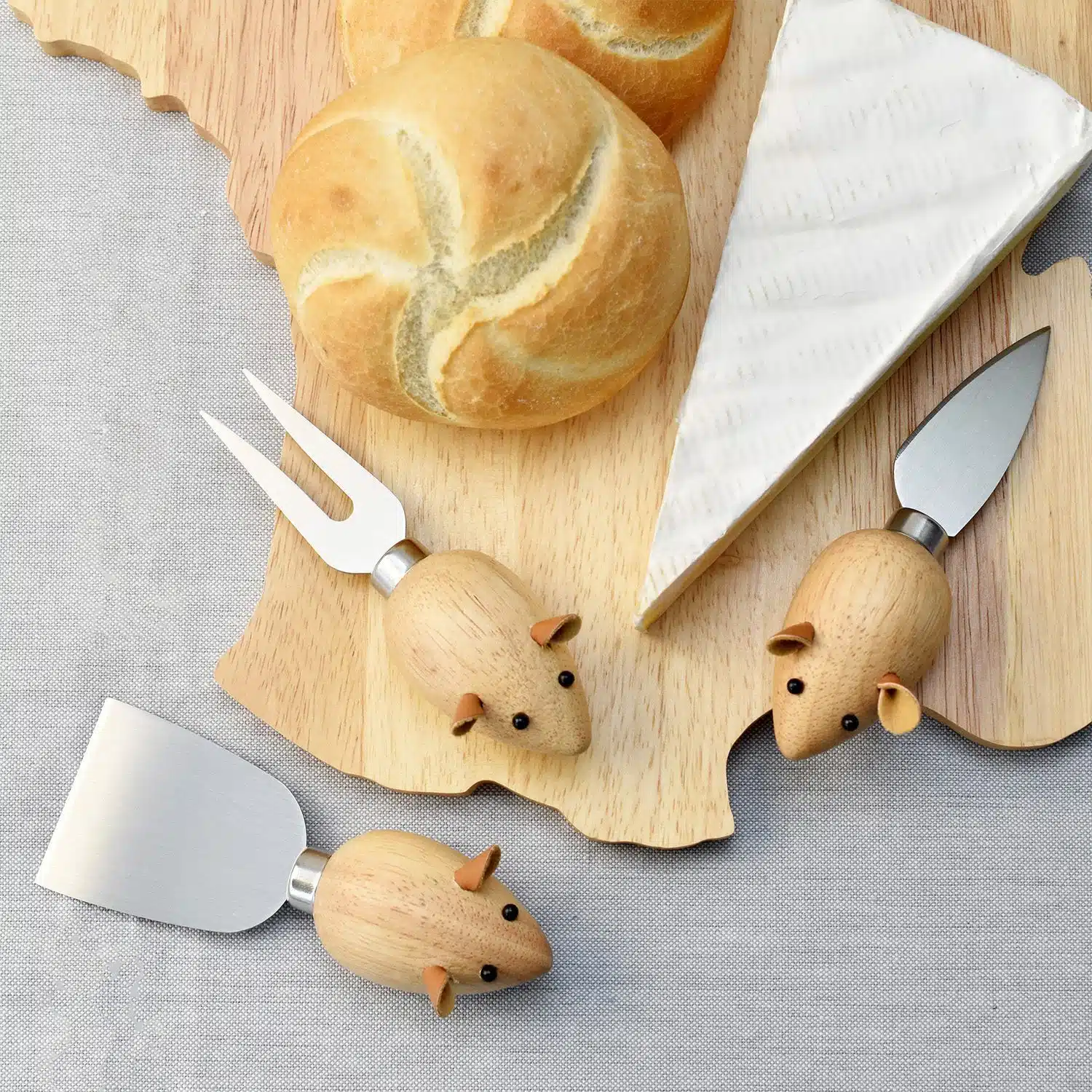 Maus Käsemesser (Set von 3)