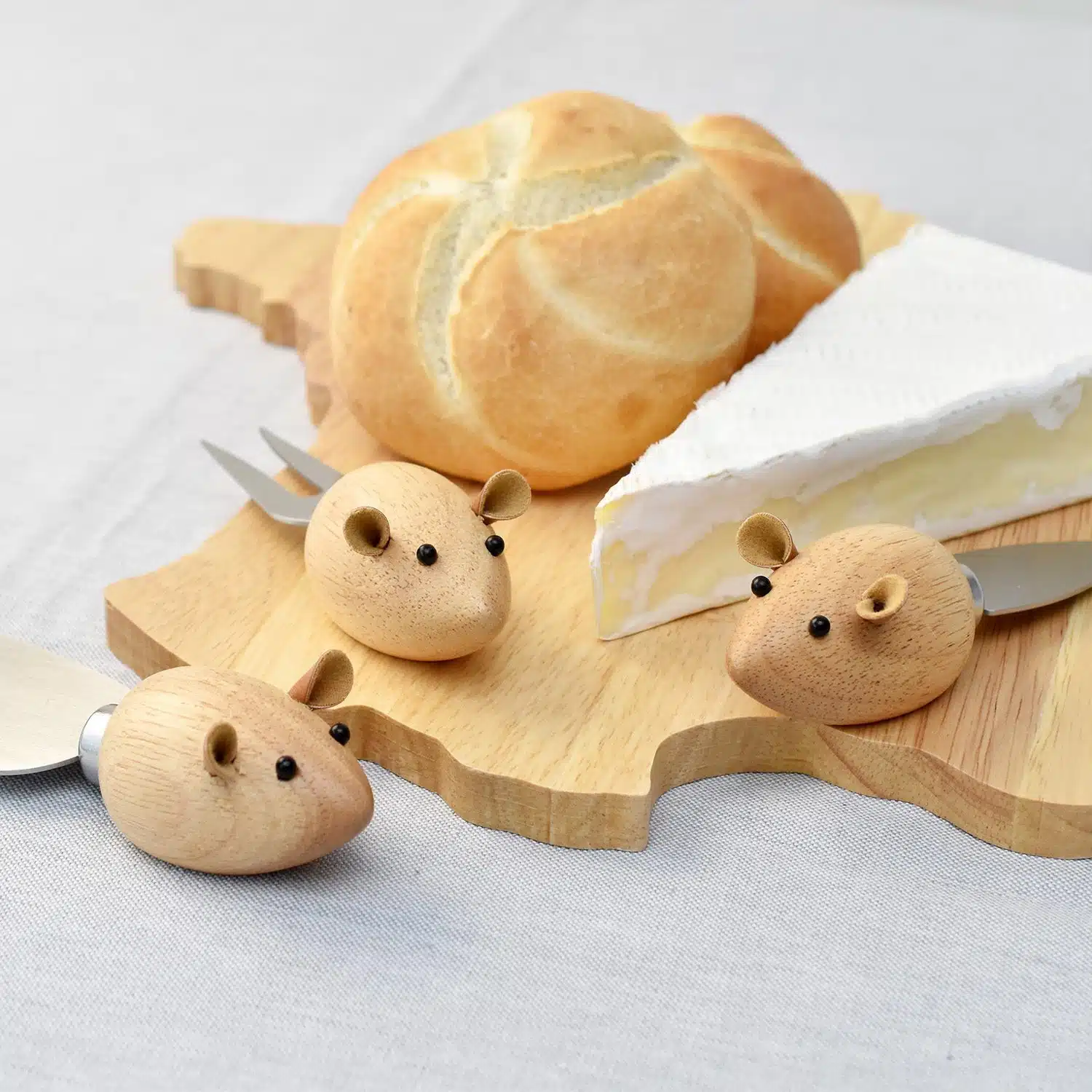 Maus Käsemesser (Set von 3)