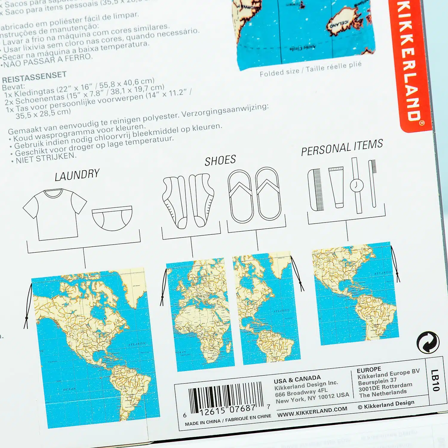 Reise Wäschesack (Set von 4)