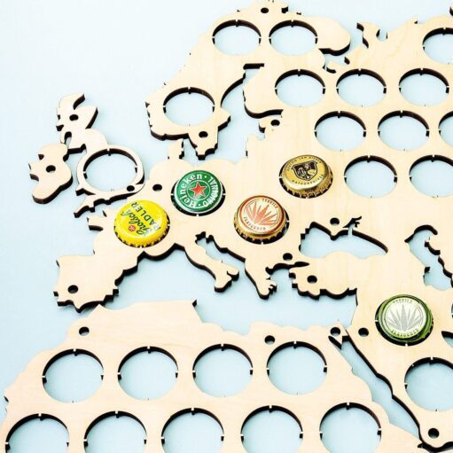 Bierdeckel Weltkarte