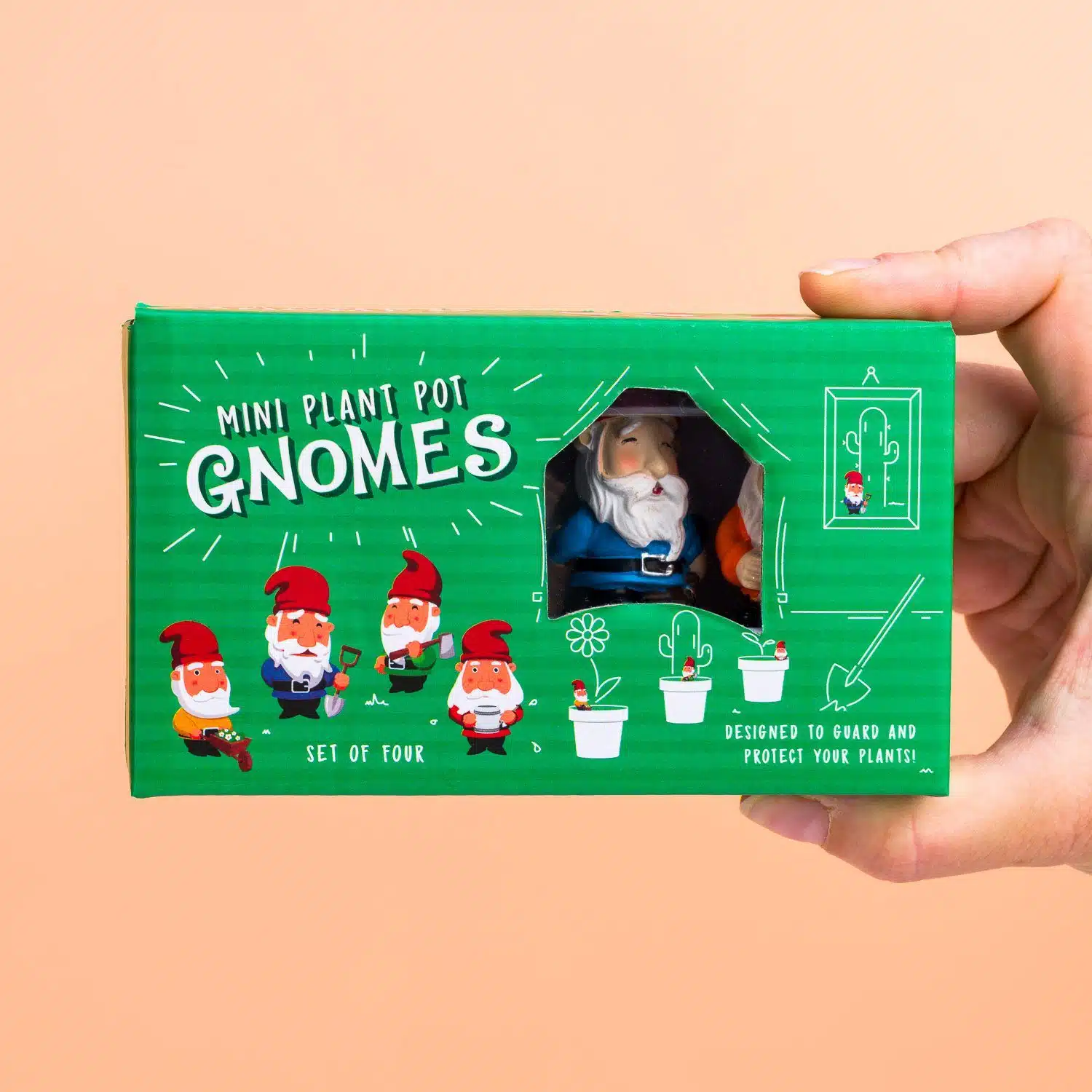 Blumentopf-Zwerge (Set von 4)