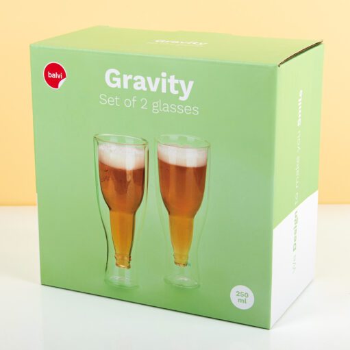 Gravity Biergläser (Set von 2)