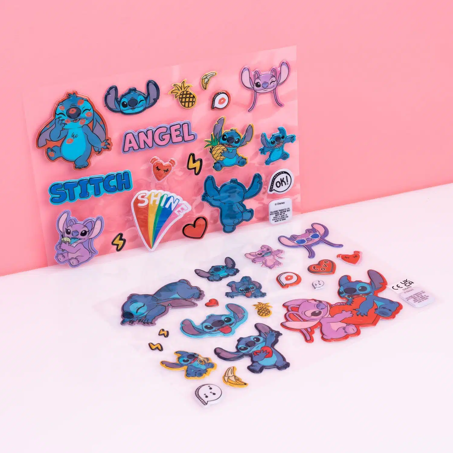 Stitch Puffy Gadget-Sticker (Set von 37)