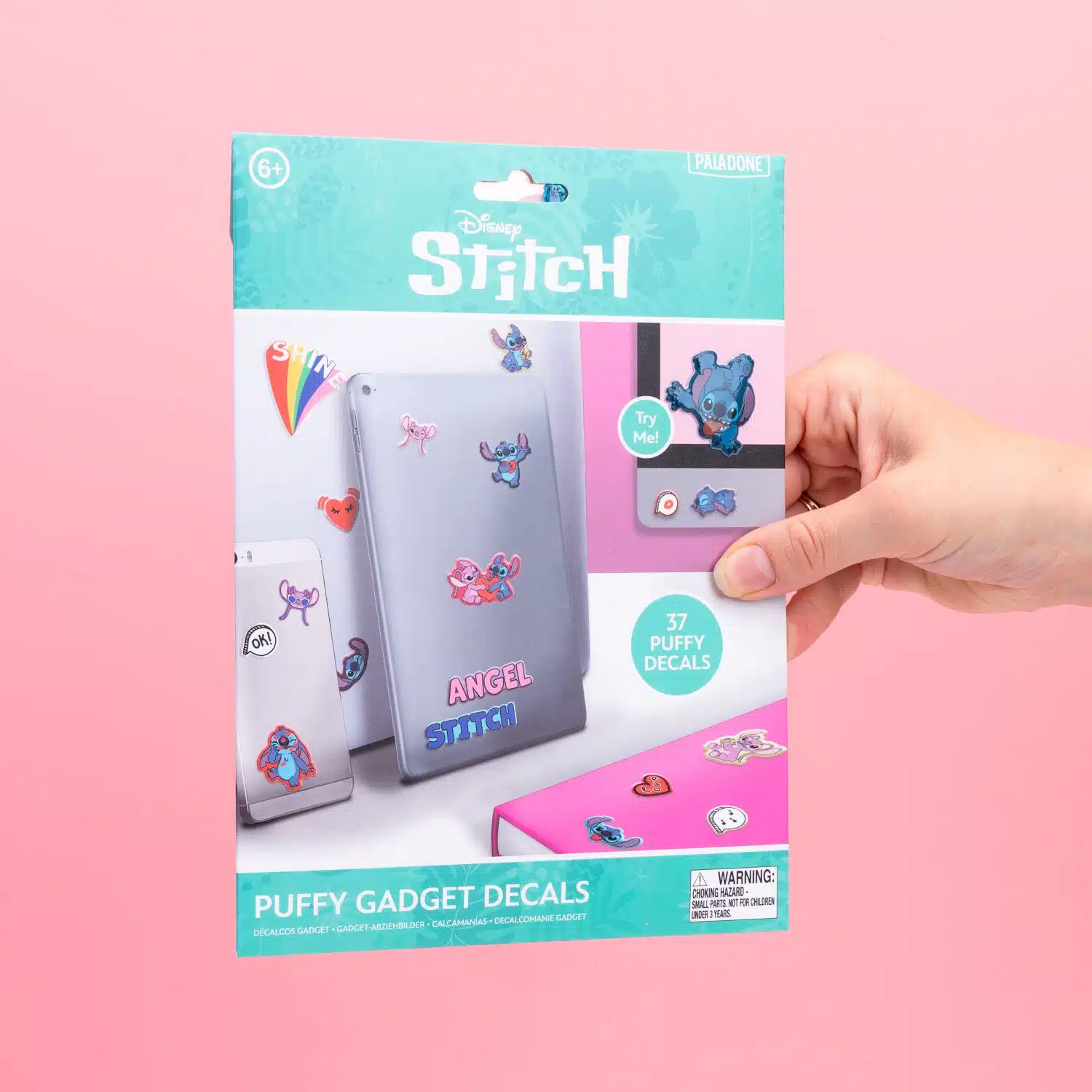 Stitch Puffy Gadget-Sticker (Set von 37)