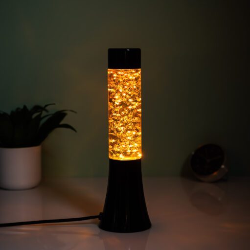 Mini-Lavalampe mit Glitzer