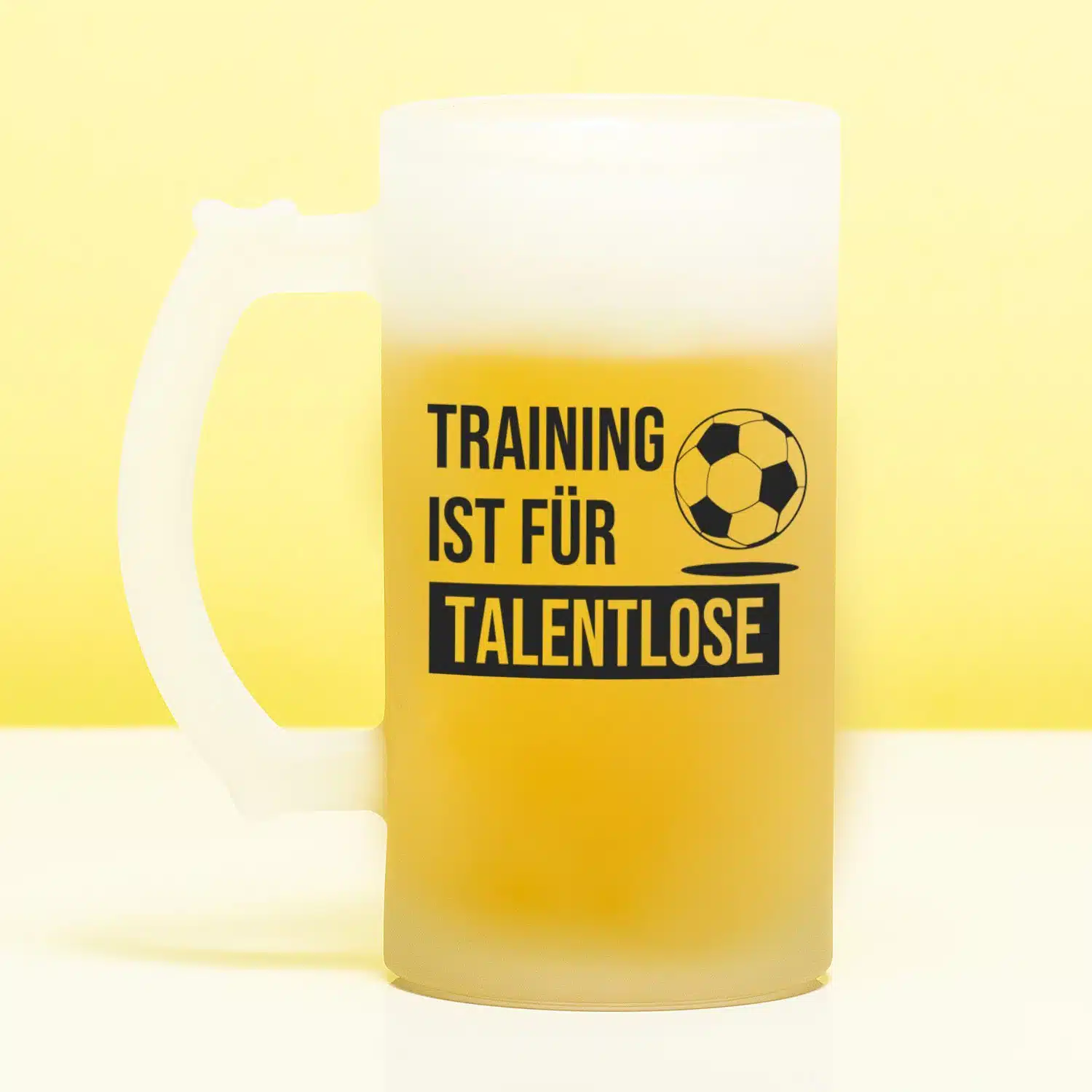 Bierkrug Training ist für Talentlose