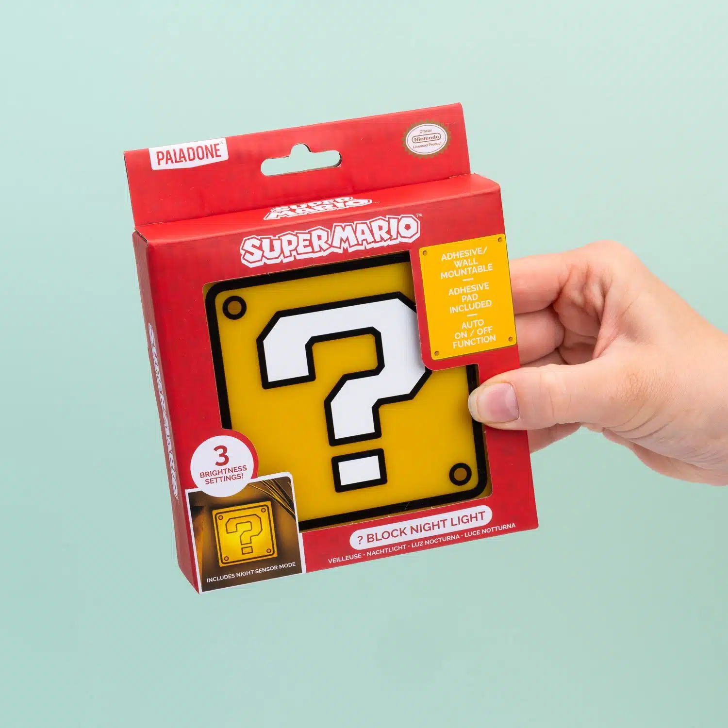 Super Mario Fragezeichen-Block Wandleuchte